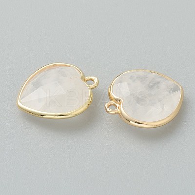 Natural Quartz Crystal Pendants G-B009-03G-D-1