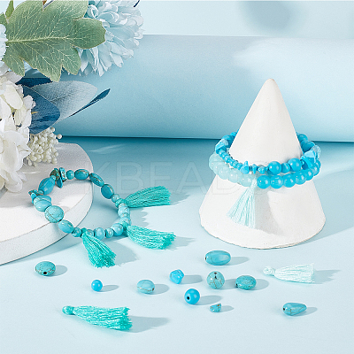 DIY Stone Bracelet Making Kit DIY-NB0009-30-1