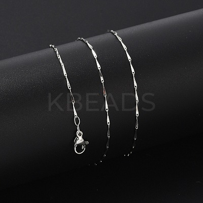 Brass Link Chain Necklaces for Women NJEW-D302-35P-1