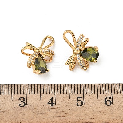 Brass Micro Pave Cubic Zirconia Pendants LS-KK-Z136-58G-01-1