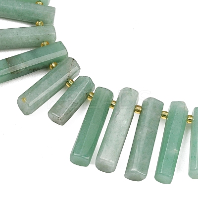 Natural Green Aventurine Beads Strands G-F829-A09-01-1