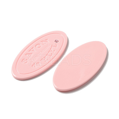 Cellulose Acetate(Resin) Cabochons with Crystal Rhinestone FIND-D029-08-1