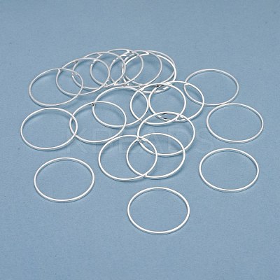 Brass Linking Rings KK-Y003-03H-S-1