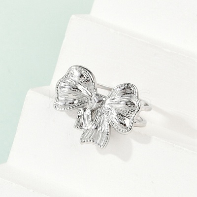 304 Stainless Steel Cuff Rings RJEW-D306-15P-1