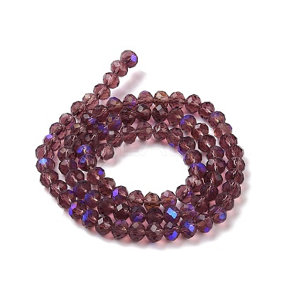 Electroplate Glass Beads Strands LS-EGLA-A034-T2mm-L14-1