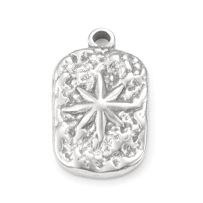 Non-Tarnish 304 Stainless Steel Pendants STAS-F287-11P-1
