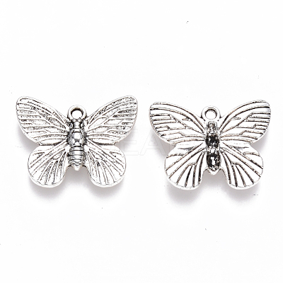 Tibetan Style Alloy Charms X-TIBEP-S319-069AS-RS-1