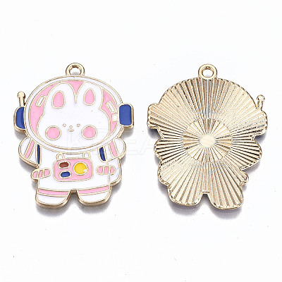 Alloy Enamel Pendants ENAM-S127-018-RS-1