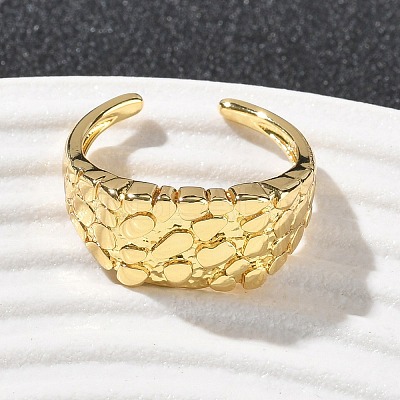 Brass Cuff Rings for Women RJEW-Z111-02G-1