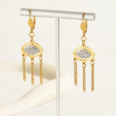 201 Stainless Steel Eye Hoop Earrings XR9561-1