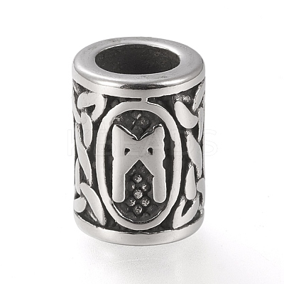 304 Stainless Steel Beads STAS-H460-02AS-1