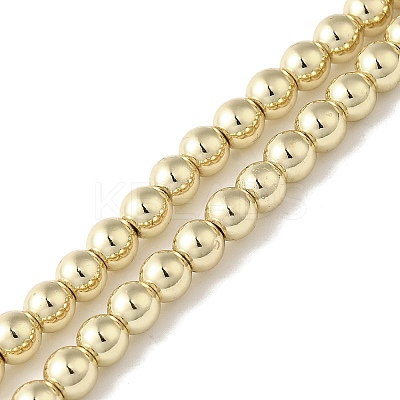 Electroplated Synthetic Non-magnetic Hematite Beads Strands X-G-I364-C01-G-1