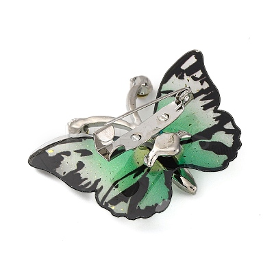 Butterfly Transparent Resin Brooch LS-JEWB-M047-01B-1