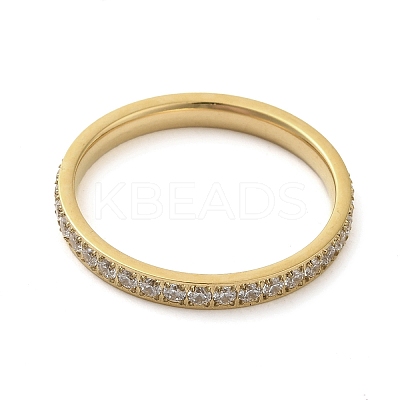 Ion Plating(IP) 304 Stainless Steel Rings RJEW-K268-06G-1
