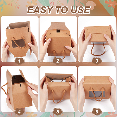 Cardboard Gift Handle Boxes CON-WH0086-136B-1