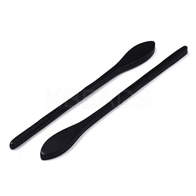 Vintage Schima Wood Hair Sticks Findings OHAR-N008-10-1