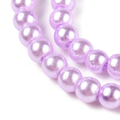 Baking Paint Glass Pearl Bead Strands HY-Q003-3mm-47-A-1