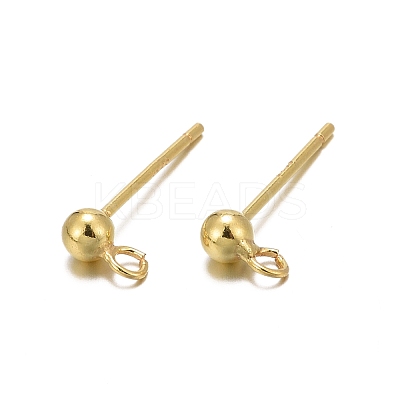 925 Sterling Silver Ear Stud Findings STER-K167-042B-G-1