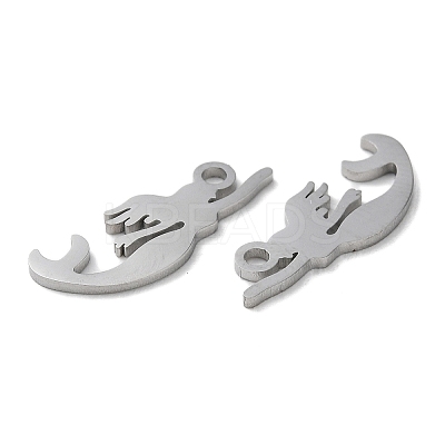 Non-Tarnish 304 Stainless Steel Pendants STAS-Q303-24P-1
