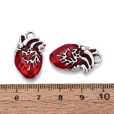 Alloy Enamel Pendants FIND-A021-04S-1