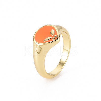 Alloy Enamel Wide Band Rings RJEW-N034-005B-RS-1
