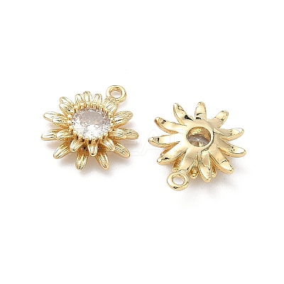 Brass Micro Pave Cubic Zirconia Pendants LS-KK-L260-04G-1