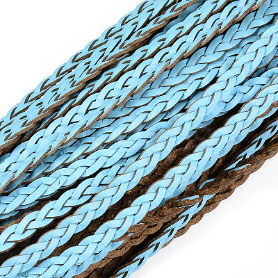 Braided PU Leather Cords LC-S018-10M-1