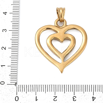 304 Stainless Steel Crystal Rhinestone Pendants STAS-Z097-14G-1