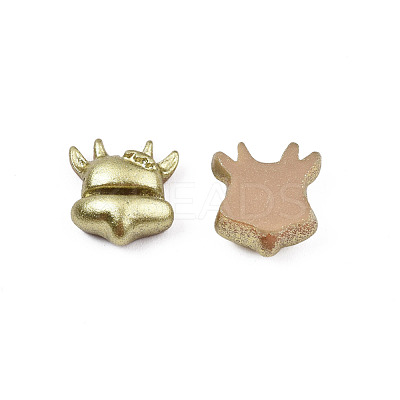 Spray Painted Opaque Resin Cabochons CRES-N027-12-1