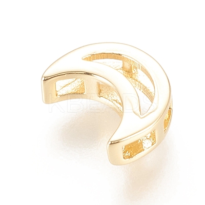 Brass Slide Charms KK-F811-09G-1