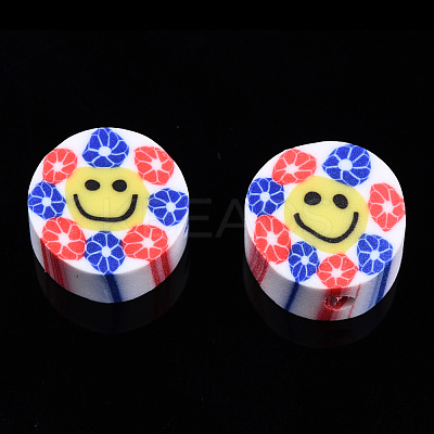 Handmade Polymer Clay Beads CLAY-T019-14H-1