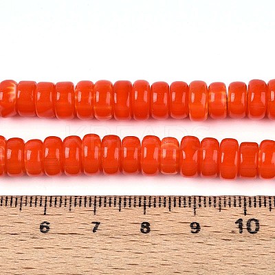Handmade Millefiori Glass Beads Strands LAMP-T021-28A-02-1