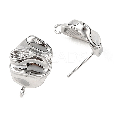 SHEGRACE Brass Stud Earring Findings XGRQ64491-870P-1