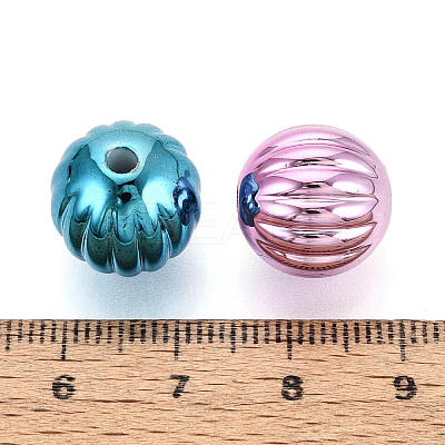 UV Plating Opaque Acrylic Beads SACR-T018-12M-1