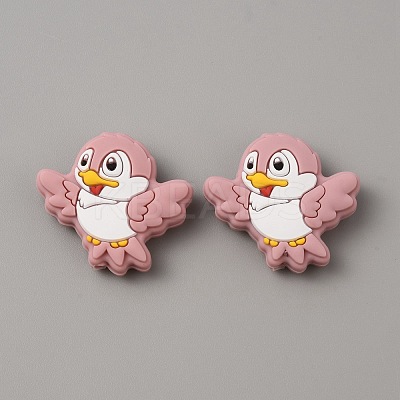 Bird Food Grade Eco-Friendly Silicone Beads LS-SIL-WH0018-003A-1