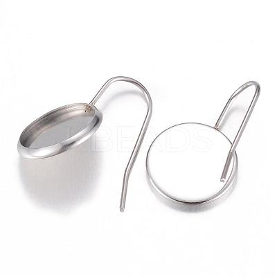 Tarnish Resistant 304 Stainless Steel Earring Hooks STAS-G071-47P-1