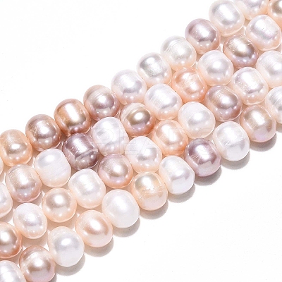 Natural Cultured Freshwater Pearl Beads Strands PEAR-N013-06-A-03-1