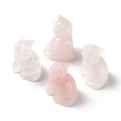 Natural Rose Quartz Sculpture Display Decorations G-F719-40H-1