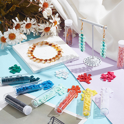 1120Pcs 16 Colors Opaque Acrylic Slide Charms OACR-NB0001-49-1