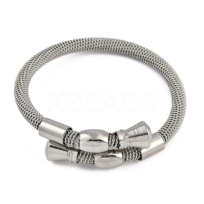 304 Stainless Steel Bangles for Women STAS-M023-13P-1