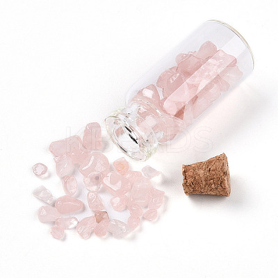 Glass Wishing Bottle Display Decorations AJEW-T013-02L-1