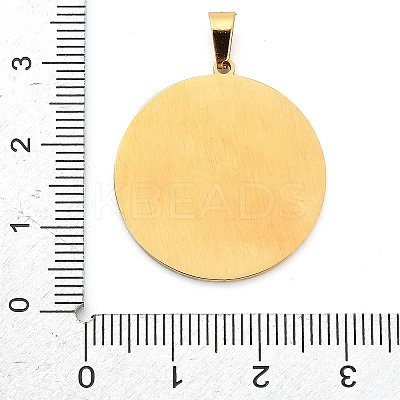 304 Stainless Steel Pendants LS-STAS-R134-01G-01-1