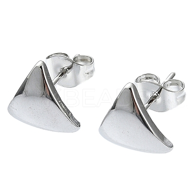 Tarnish Resistant 201 Stainless Steel Stud Earrings EJEW-K270-04P-1