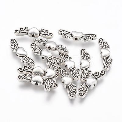 Tibetan Style Alloy Beads X-TIBEB-6533-AS-LF-1