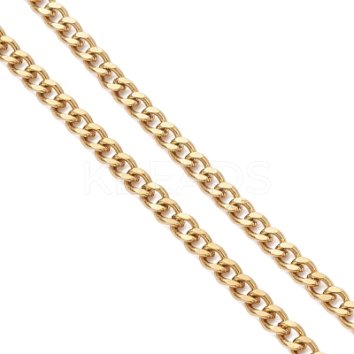 304 Stainless Steel Twisted Chain Curb Chain Slider Necklaces Making AJEW-JB01488-1
