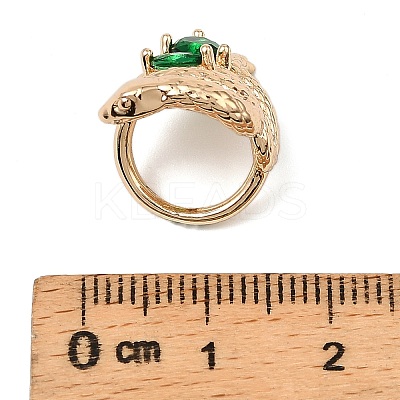 Brass Pave Cubic Zirconia Beads KK-C133-01B-G-1