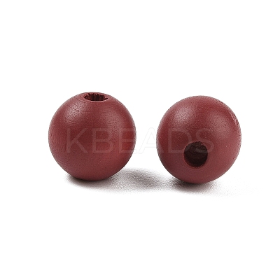 Wood European Beads WOOD-M014-01D-1