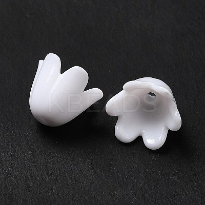 Opaque Acrylic Bead Caps MACR-J123-26-1