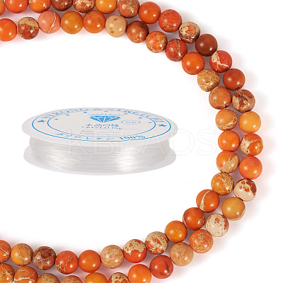 DIY Natural Regalite/Imperial Jasper/Sea Sediment Jasper Beads Bracelets  Making KIts DIY-TA0002-69B-1