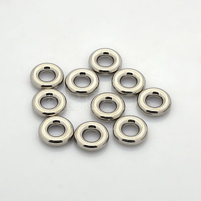 Tarnish Resistant Ring 304 Stainless Steel Spacer Beads STAS-N044-29-1
